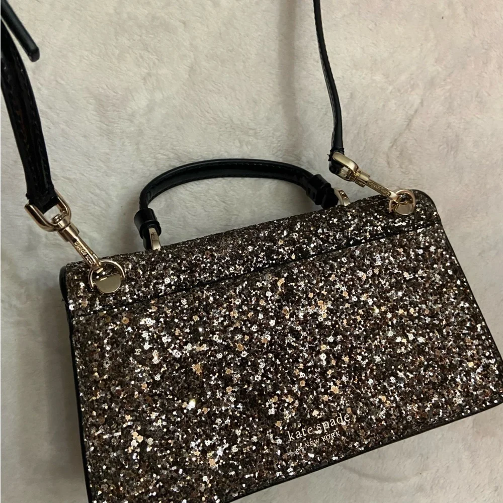Kate Spade Odette Glitter Mini Crossbody Bag